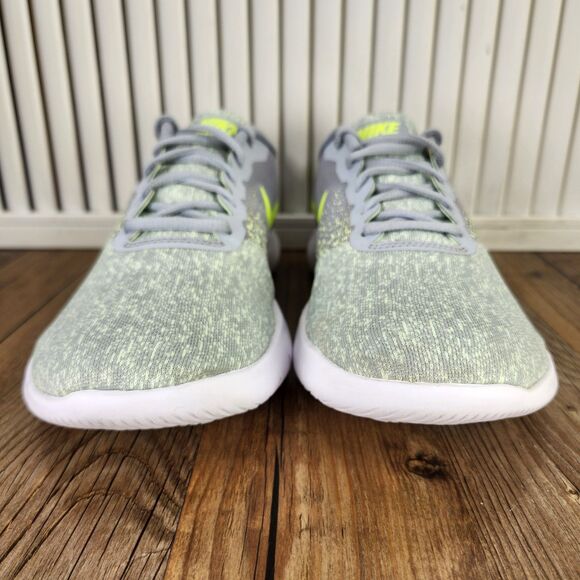 Nike Flex Contact 2017 Womens Sz 10 Gray Green Running Gym Road Shoes 908995-003 - Picture 2 of 9